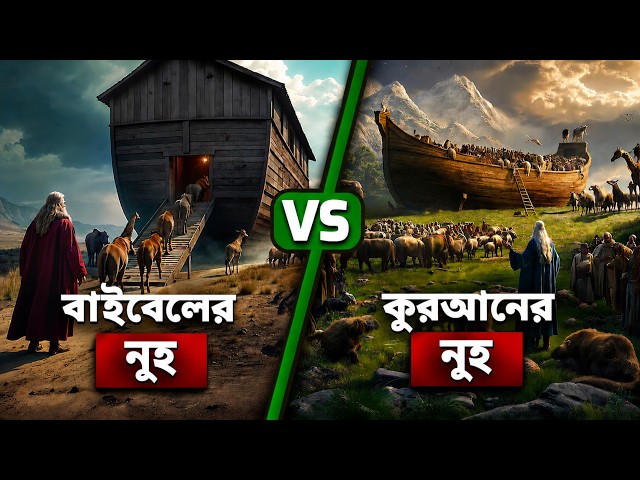 'নূহ (আঃ) এর নৌকাঃ কুরআন বনাম বাইবেল | ইসলাম কী খ্রিস্টধর্মের ব্যাখ্যা সমর্থন করে?