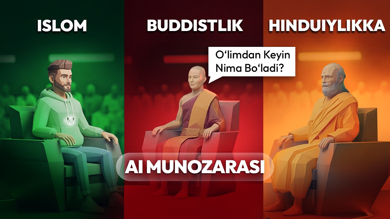 Islom Buddistlik va Hinduiylikka qarshi: Buyuk AI Bahsi! — Kim G‘olib Bo‘ldi?