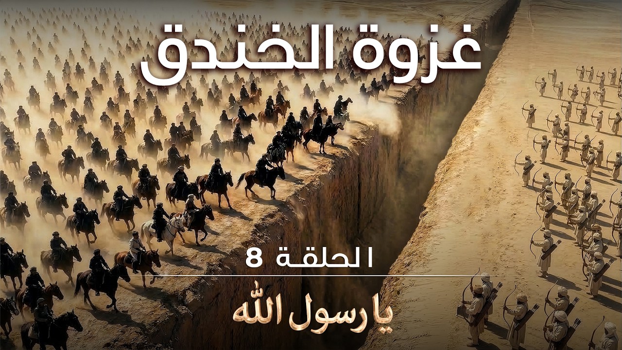 غزوة الخندق: يهود المدينة خانوا النبي! - تصوير الذكاء الاصطناعي - يا رسول الله | الحلقة 8
