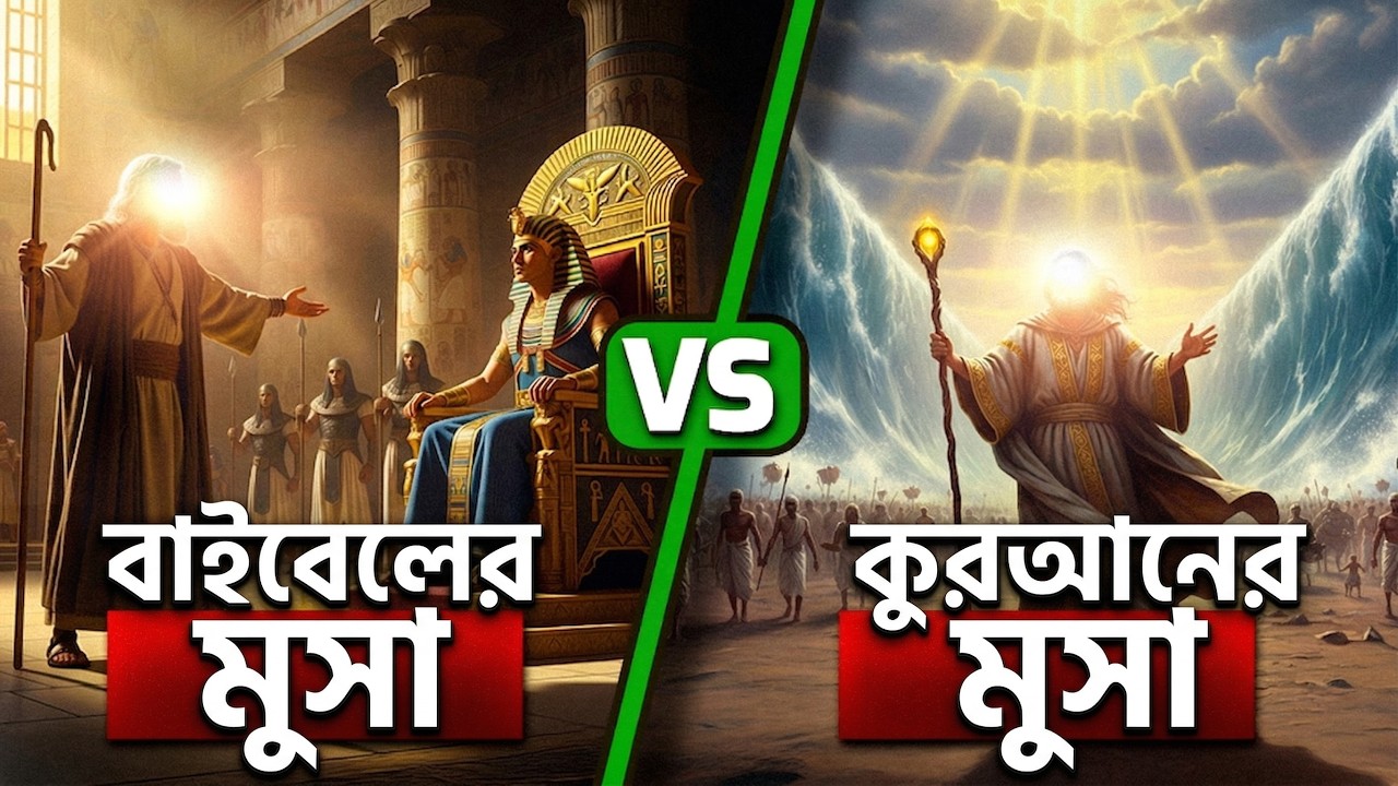 মুসা (আঃ) - কুরআন বনাম বাইবেল - কোন গ্রন্থে রয়েছে সবচেয়ে নিখুঁত বর্ণনা? ~ টোয়ার্ডস ইটার্নিটি 