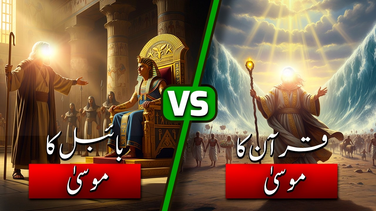 Musa Qur'an mein aur Injil mein–kaunsa zyada tareekhi tor par waazeh hai? Hairat angez inkishaafaat!