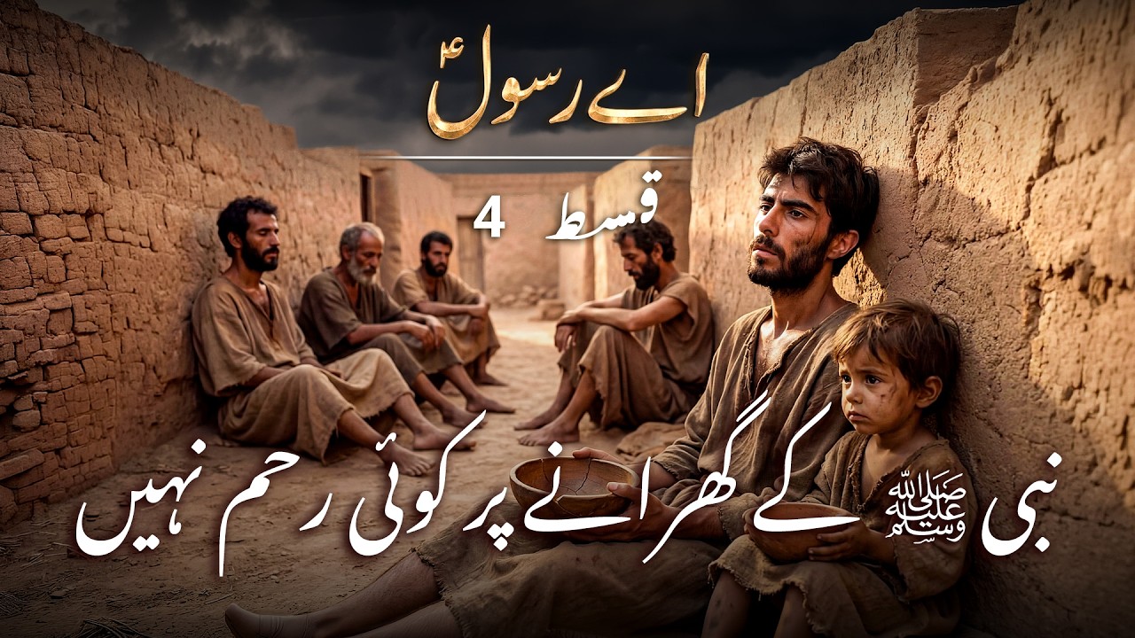 Taif Mein Do Meel Tak, Nabi Pak ﷺ Par Pathrao Kiya Gaya– AI Se Banayi Gayi – Aey Rasool | Ep. 4