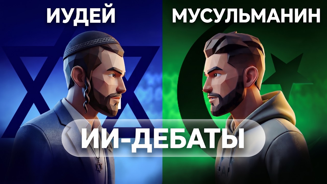 Иудейский ИИ vs Мусульманский ИИ — Великие ИИ-дебаты!