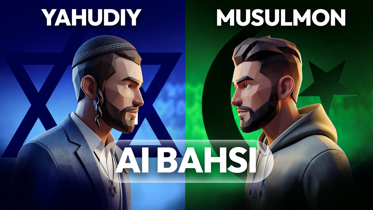 Yahudiy Sun’iy Intellekti Musulmon Sun’iy Intellektiga qarshi - Buyuk Sun’iy Intellektlar Bahsi!
