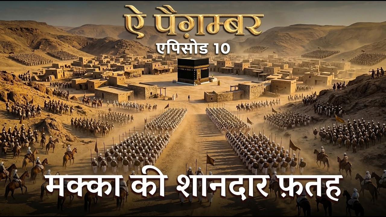 10,000 की मुस्लिम फौज मक्का में दाखिल! 21 साल बाद! - AI विज़ुअलाइज़्ड - ऐ पैग़म्बर | एपिसोड 10