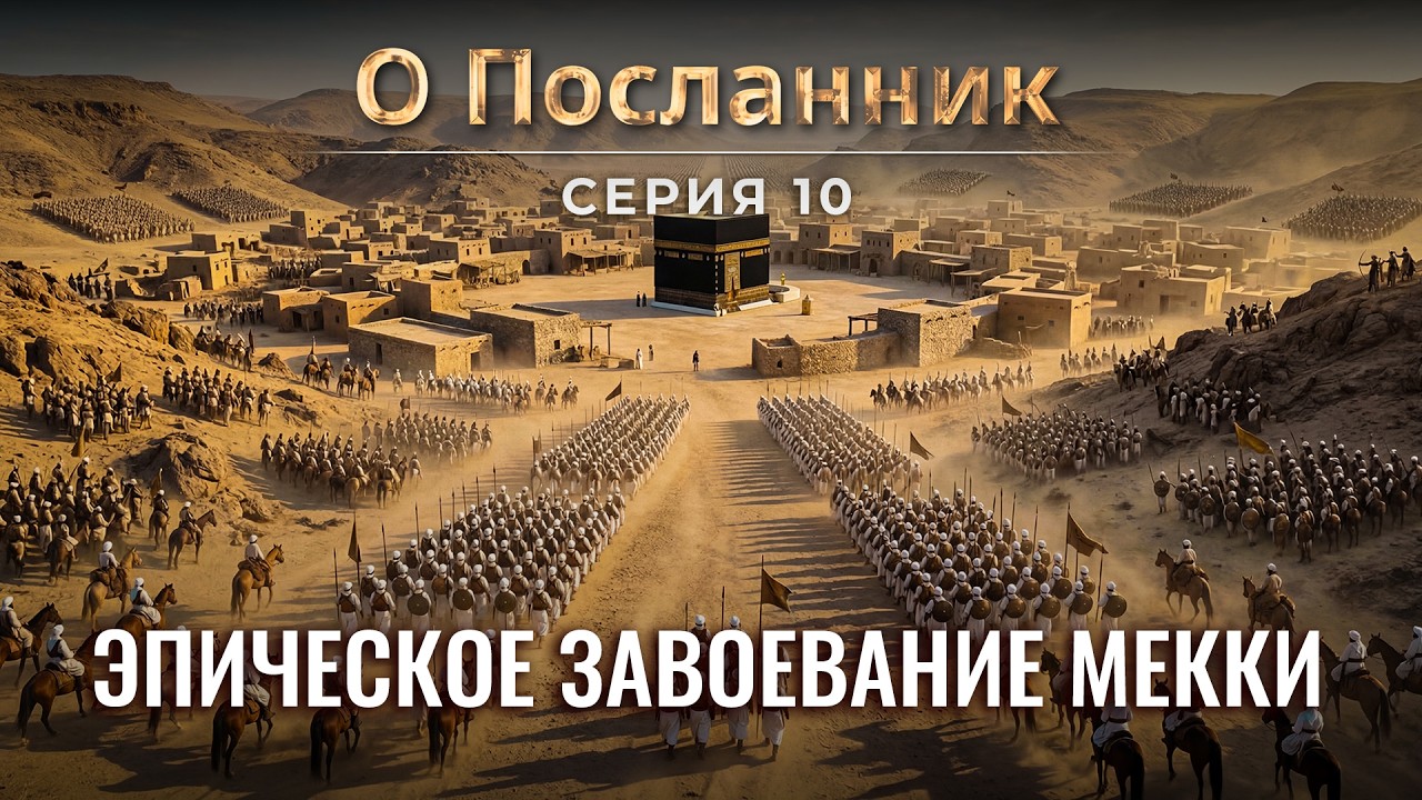 10-тысячное войско мусульман входит в Мекку спустя 21 год! — ИИ-визуализация — О Посланник | Ср. 10