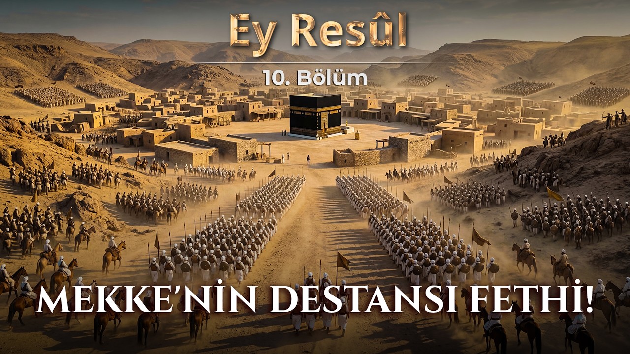 10.000 Kişilik Kahraman İslam Ordusu 21 Yıl Sonra Mekke'de! - Yapay Zeka Canlandırmalı -Ey Resul|B10